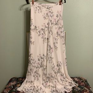 LC Lauren Conrad Runway Floral Maxi Skirt
